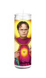 Dwight Schrute Rainn Wilson Saint Celebrity Prayer Candle