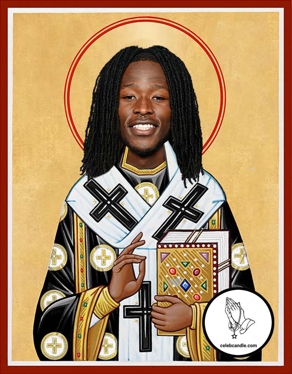 Alvin Kamara New Orleans Saints Celebrity Prayer Candle Celeb Prayer