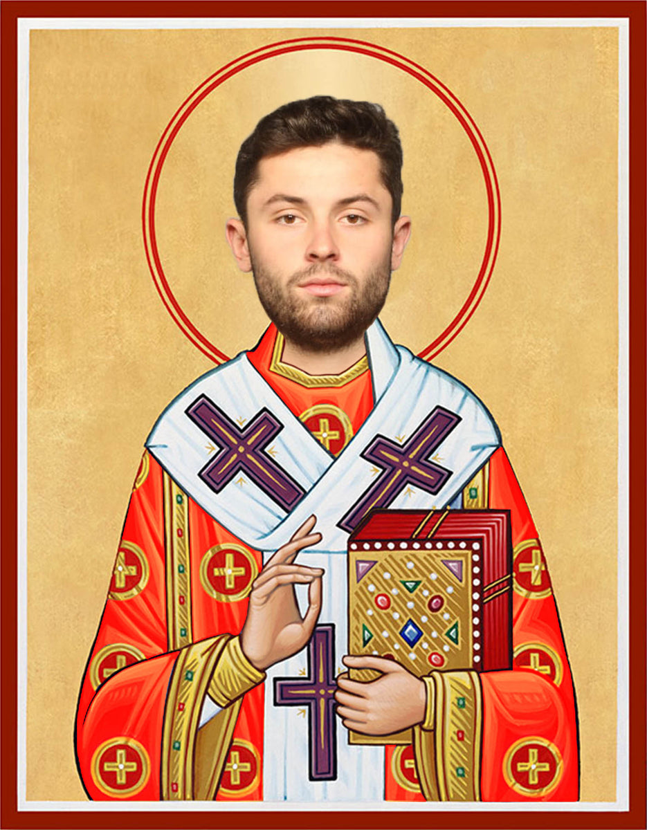 Baker Mayfield Celebrity Prayer Candle Celeb Prayer Candles