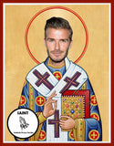 David Beckham LA Galaxy Manchester United Real Madrid Celebrity Prayer Candles