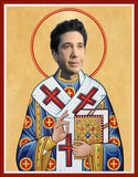 funny David Schwimmer Friends Show celebrity prayer candle novelty gift