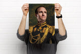 Drew Brees New Orleans Saints Funny Celebrity poster art