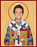 funny Jim Carrey celebrity prayer candle novelty gift