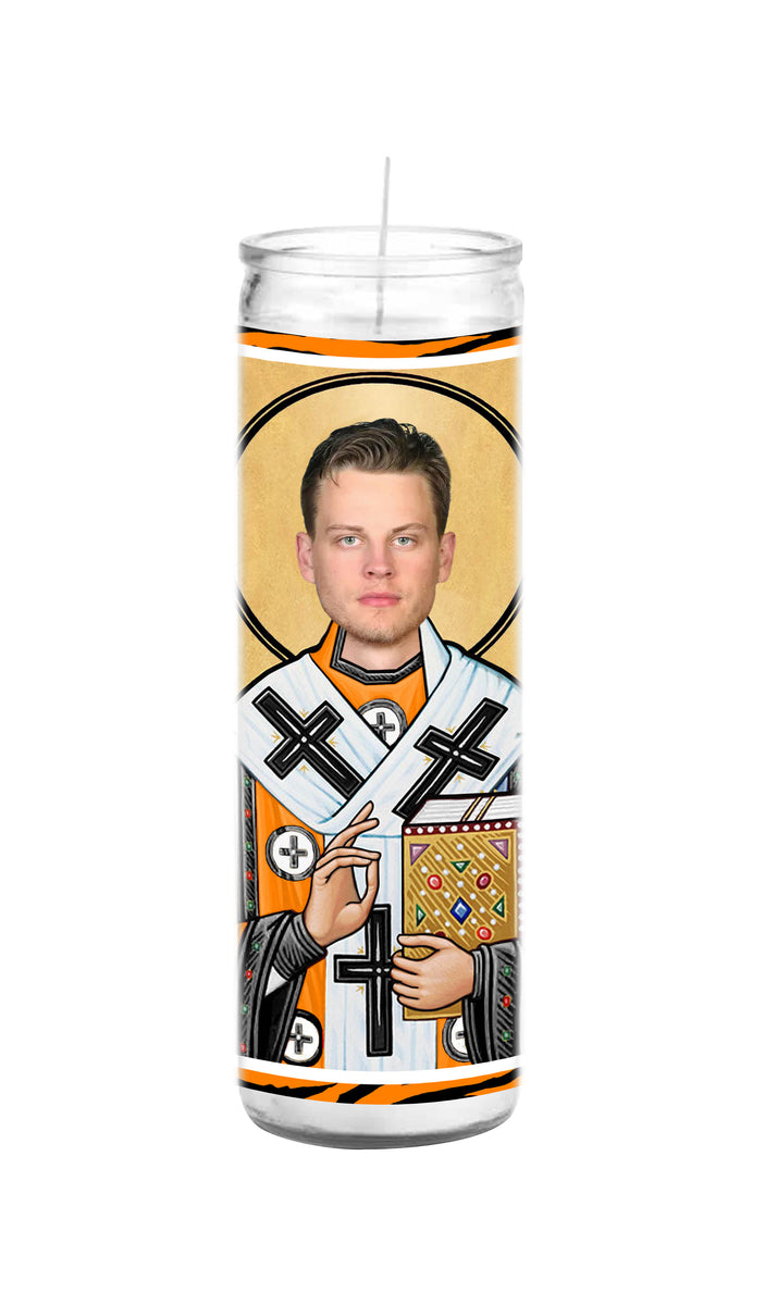 Joe Burrow Celebrity Prayer Candle – Celeb Prayer Candles