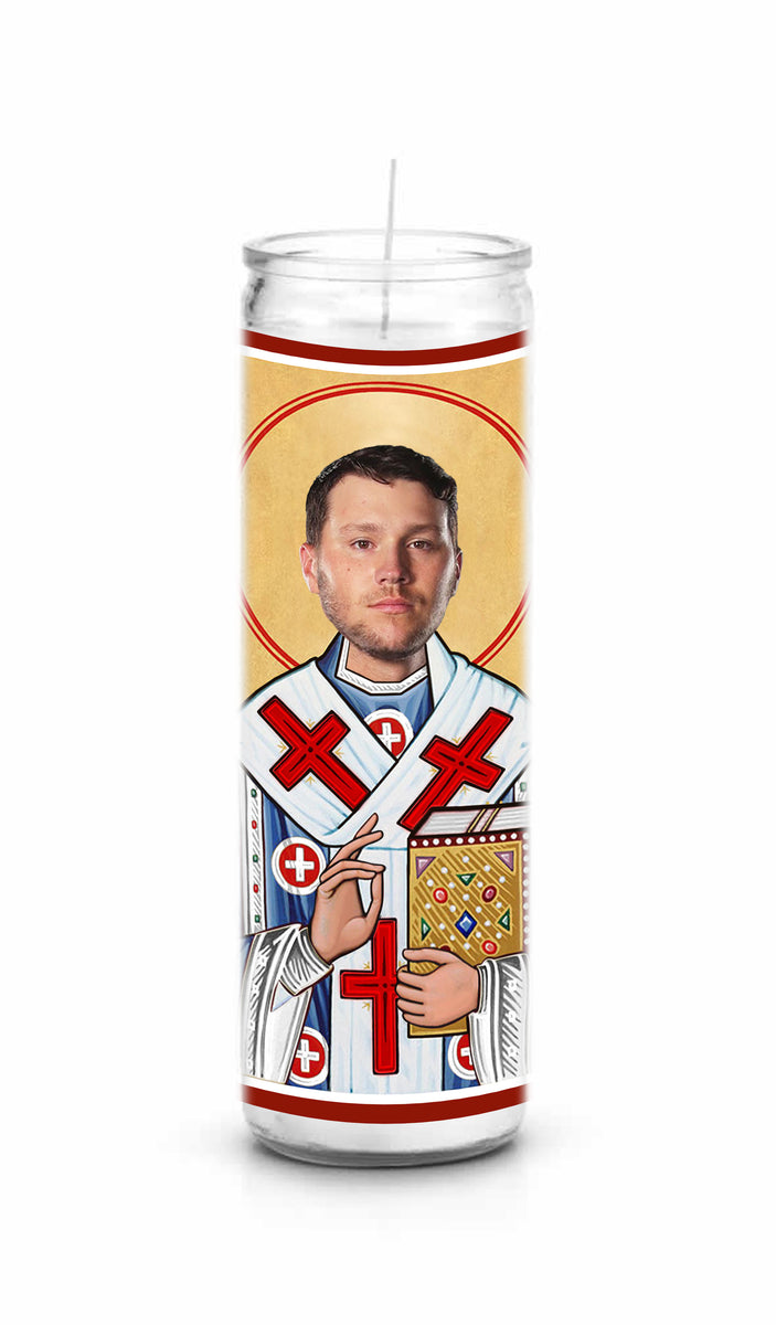 Josh Allen Devotional Prayer Saint Candle 