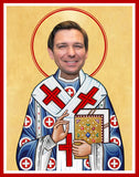Ron DeSantis Saint Celebrity Prayer Candle gift