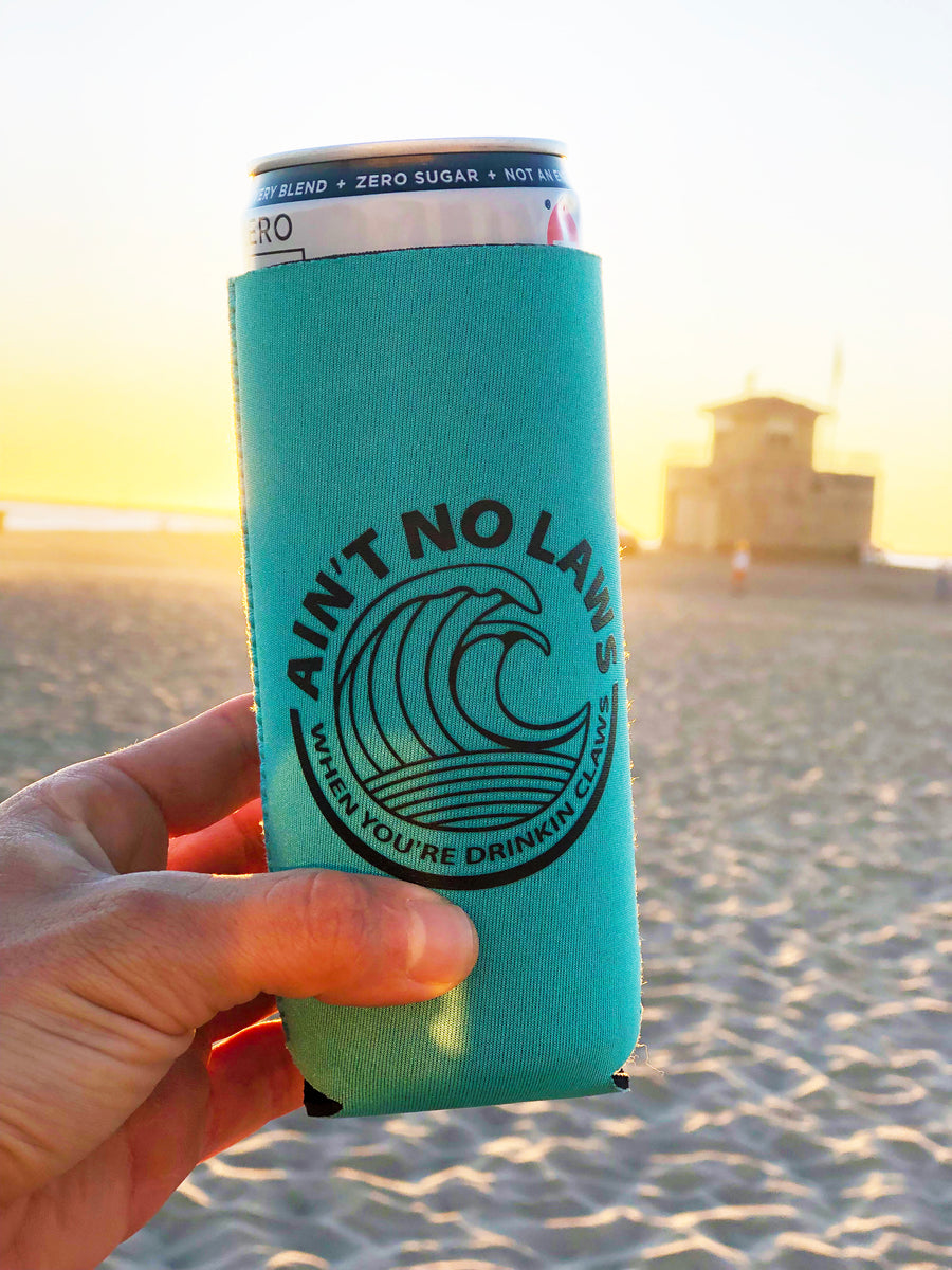 My second attempt at a White Claw Koozie : r/Leathercraft