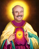 funny saint Dr Phil celebrity prayer candle gift