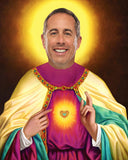 Jerry Seinfeld saint celebrity prayer candle gift