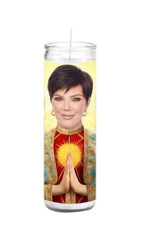 Kris Jenner Saint Celebrity Prayer Candle