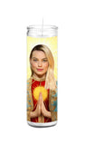 Margot Robbie Saint Celebrity Prayer Candle