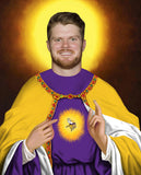 Sam Darnold Minnesota Vikings Saint Celebrity Prayer Candle Gift