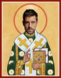 Aaron Rodgers Green Bay Packers Saint Celebrity Prayer Candles Gift