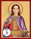 Angelina Jolie Saint Celebrity Pop Culture Prayer Candles