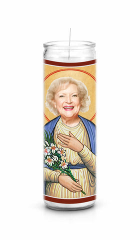 Betty White Saint Celebrity Prayer Candle