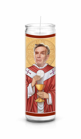 Bill Nye Saint Celebrity Prayer Candle