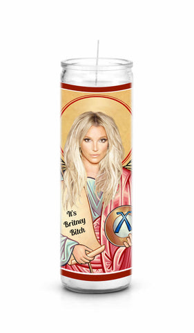 Britney Spears Saint Celebrity Prayer Candle