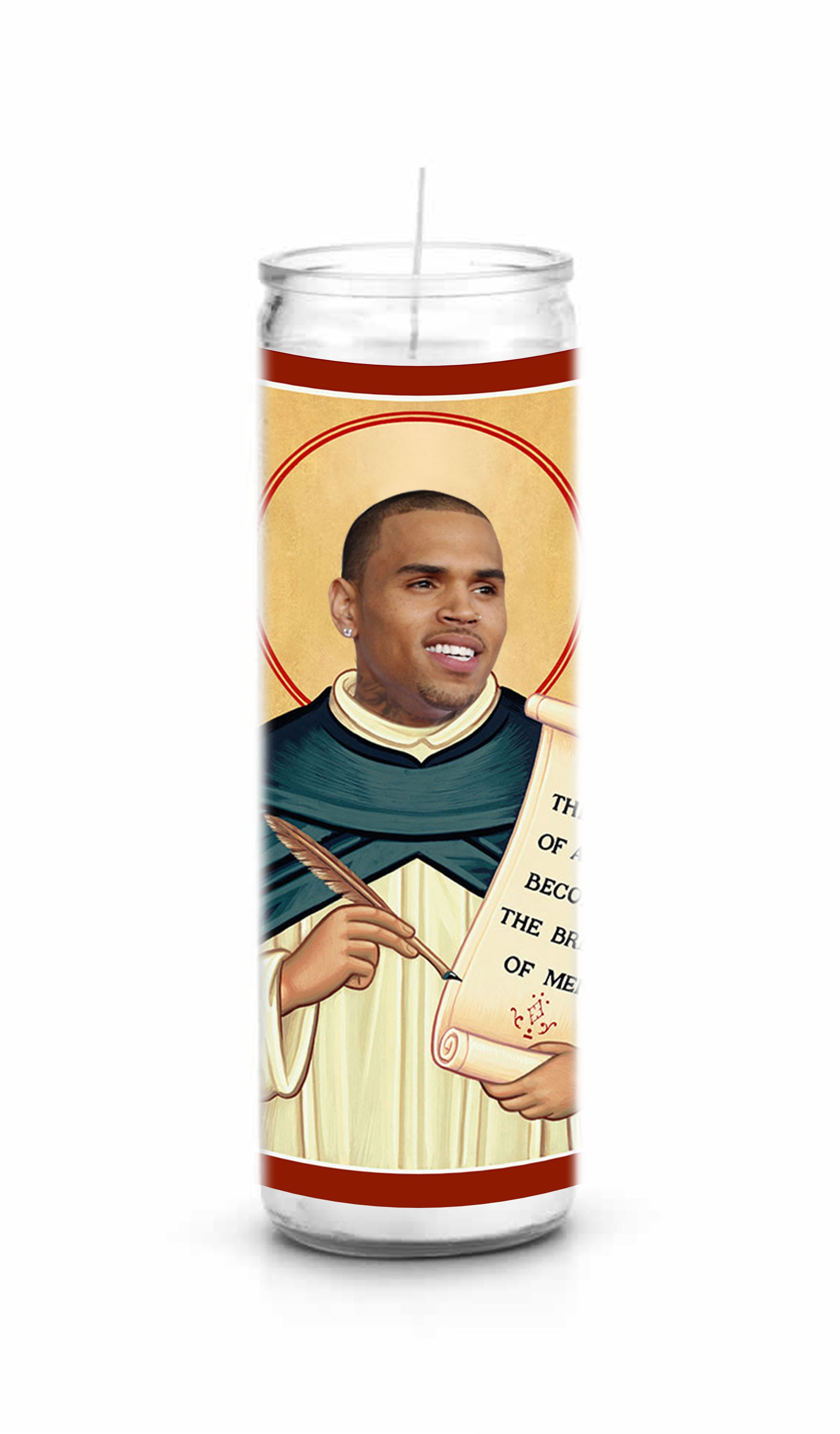 Chris Brown Celebrity Prayer Candle – Celeb Prayer Candles