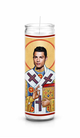 Cristiano Ronaldo Real Madrid Saint Celebrity Prayer Candle
