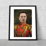 Elon Musk Funny Celebrity poster painting