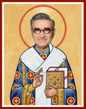 funny saint Eugene Levy Johnny Rose celebrity prayer candle novelty gift