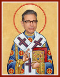 funny saint Jeff Goldblum celebrity prayer candle novelty gift