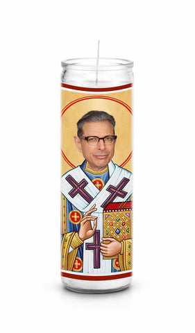 Jeff Goldblum Saint Celebrity Prayer Candle