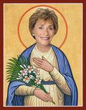 funny saint Judge Judy celebrity prayer candle novelty gift