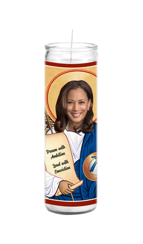 Kamala Harris Vice President Saint Celebrity Prayer Candle