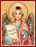 funny saint Khloe Kardashian celebrity prayer candle novelty gift