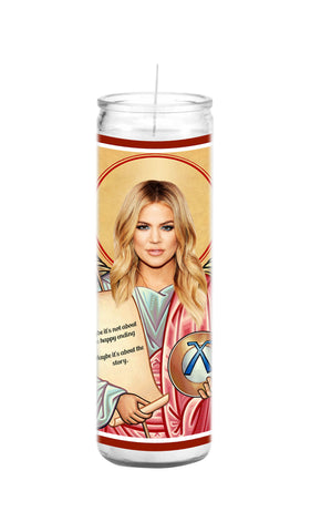 Khloe Kardashian Saint Celebrity Prayer Candle