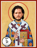 Kit Harington GOT Game of Thrones Jon Snow Saint Celebrity Prayer Candles Gifts