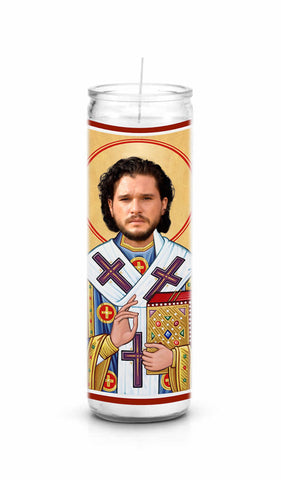 Kit Harington GOT Game of Thrones Jon Snow Saint Celebrity Prayer Candle Gift