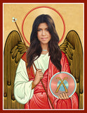 funny kourtney Kardashian celebrity prayer candle novelty gift
