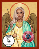 Lady Gaga Saint Celebrity Funny Prayer Candles