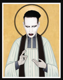funny saint Marilyn Manson celebrity prayer candle novelty gift