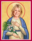 funny saint Martha Stewart celebrity prayer candle novelty gift
