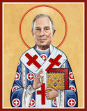 funny Michael Bloomberg celebrity prayer candle novelty political gift