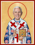 funny Mike Pence celebrity prayer candle novelty gift
