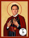 Nicolas Cage Saint Celebrity Prayer Candles