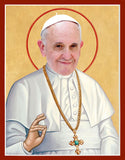 Catholic Patron Saint Pope Francis celebrity prayer candle novelty gift