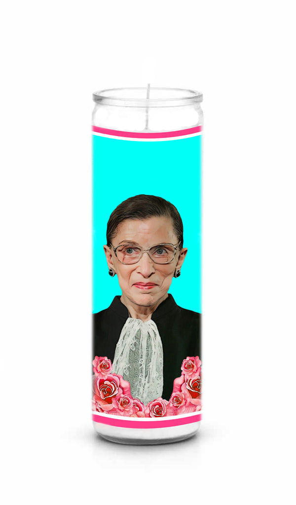 Candles For Ruth Ruth Bader Ginsburg Celebrity Prayer Candle – Celeb Prayer Candles