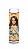 Selena Gomez Funny Novelty Saint Celebrity Prayer Candle Gift