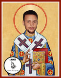 Steph Curry Golden State Warriors Funny Novelty Saint Celebrity Prayer Candles Gifts