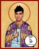Zayn Malik One Direction 1D Saint Celebrity Prayer Candles Gifts